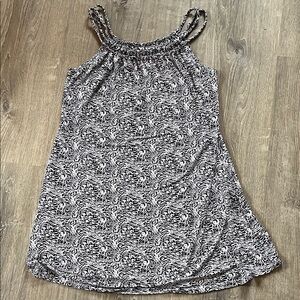 J Valdi Women's Black and White Swim Coverup Size XL with pockets